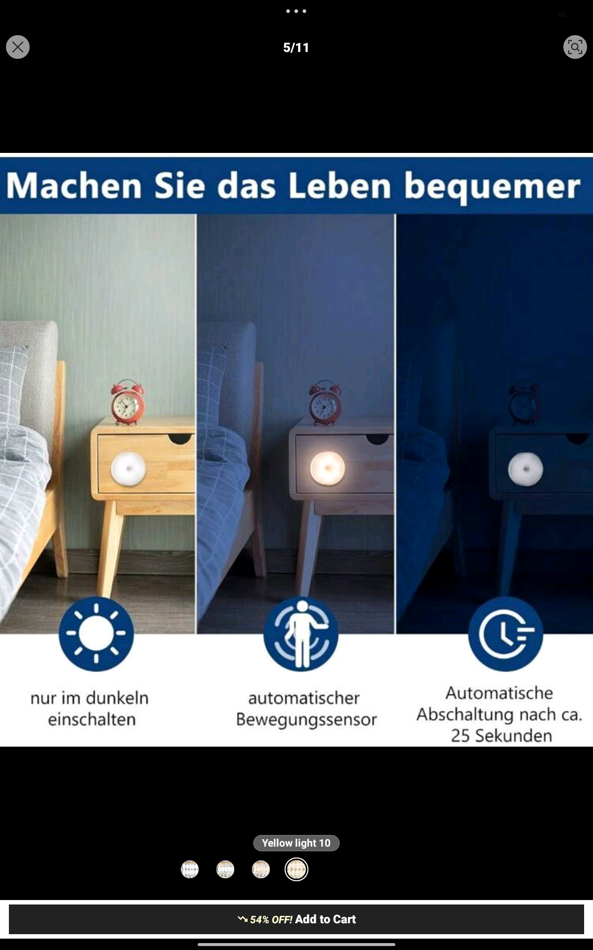 Smart Sensor Night lights