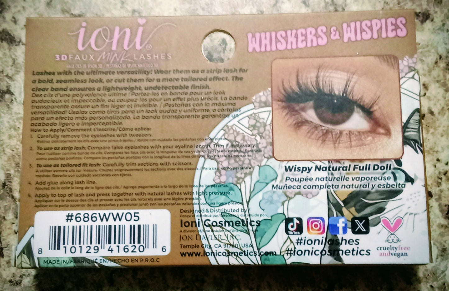 Ioni eyelashes